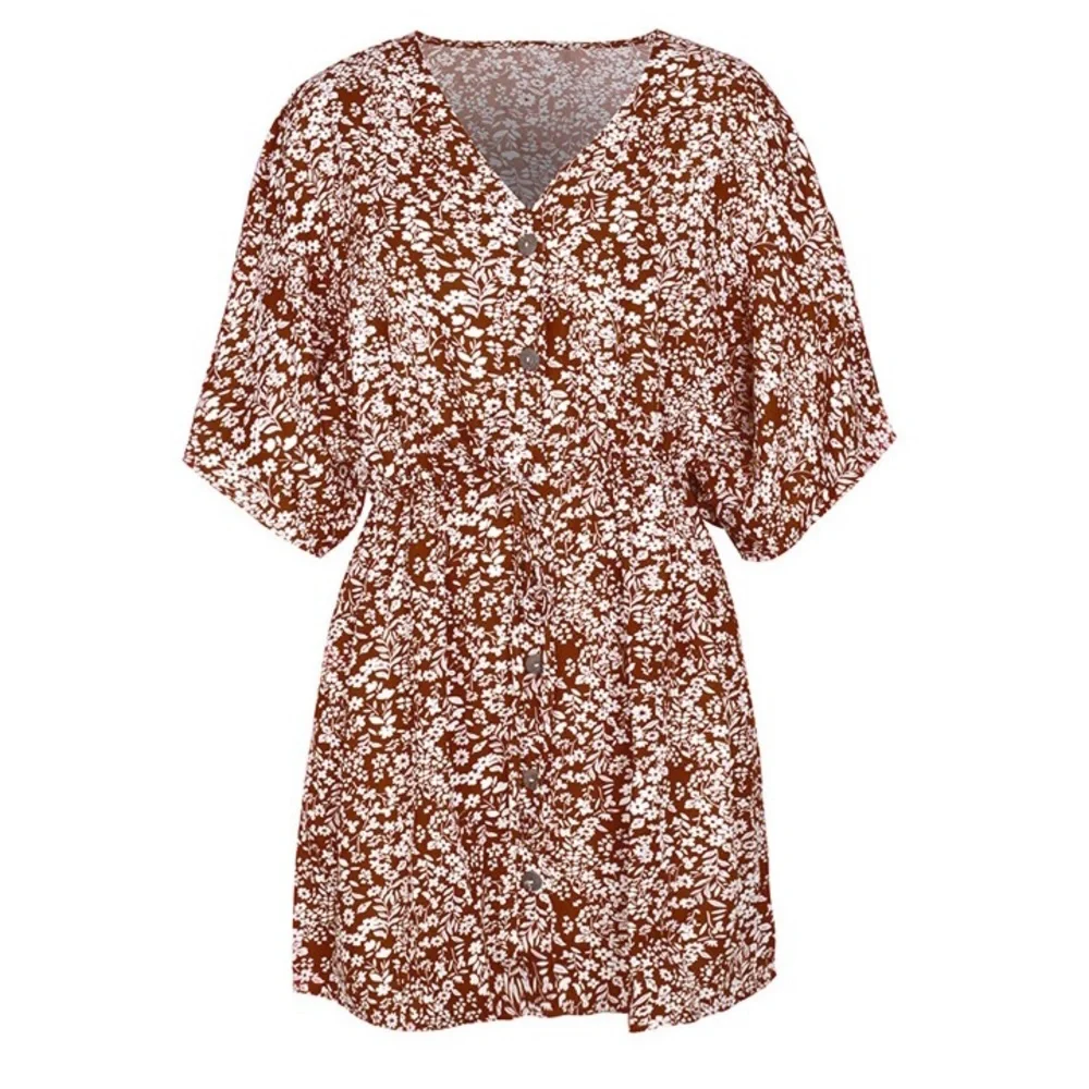 Women’s Floral Printed Boho Dress — New without tags - Picture 3 of 4